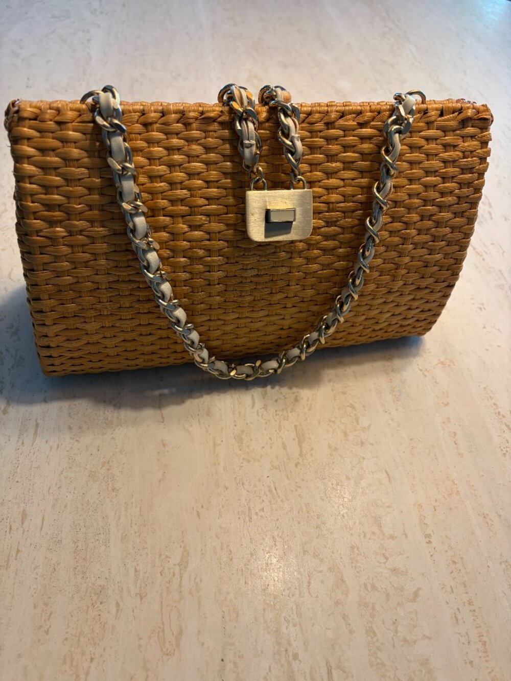 Ann Taylor Woven Straw Bag